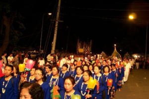 Wan Wesaka Bucha Procession up Doi Suthep